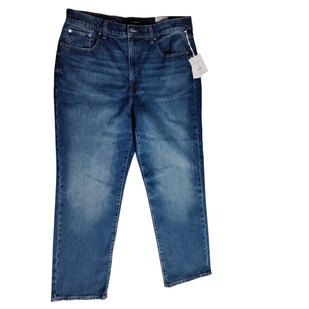 Free Assembly‎ Womens High Rise Straight Leg Blue Jeans Size 14